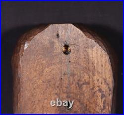 11 Tall Large Vintage Decorative Highly Carved Face/Head in Solid Oak Wood