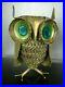 1968 vintage Mid Century Curtis Jere Owl Bird Metal Sculpture signed