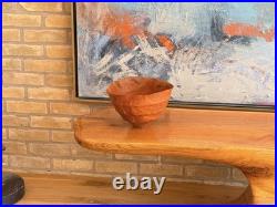 1999 Tom Dunne Vermont Studio Turned Wood Sculpture Vessel Bowl Vtg Art
