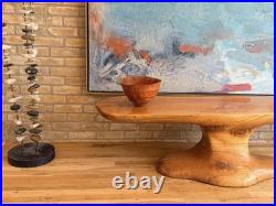 1999 Tom Dunne Vermont Studio Turned Wood Sculpture Vessel Bowl Vtg Art