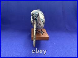 2 Vintage American Folkart Bird Carving Signed Carl Forslund Woodcock Shorebird