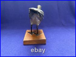 2 Vintage American Folkart Bird Carving Signed Carl Forslund Woodcock Shorebird