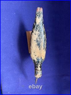 2 Vintage American Folkart Bird Carving Signed Carl Forslund Woodcock Shorebird