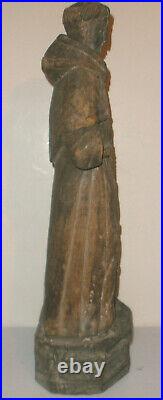 23 Antique Spanish Santos 17/18th carved wood Saint Sculpture figure museum