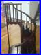 24 Wood Architectural Spiral Staircase Sculpture Model Vtg