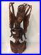 25 Vintage Balinese Hand Carved Wood Statue Legong Dancer Sculpture Bali Art