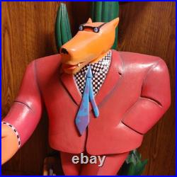 31 Vintage 1990 Markus Pierson ON THE ROAD TO HER OWP XXX Huge Wood Sculpture