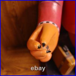 31 Vintage 1990 Markus Pierson ON THE ROAD TO HER OWP XXX Huge Wood Sculpture