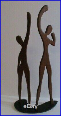 36 Inch Rimrock Vintage Abstract Expressionism Modernism Wood Sculpture Statue