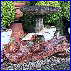 60s SANDPIPER driftwood wall sculpture vtg bird myrtle wood seattle beach cabin