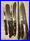 7 Cutco VTG Chef Carving wood Handle Knife Set, 22,23,24,25,26,27,28 Racks