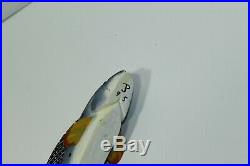 8 Grayling Trout Fish Spearing Decoy Carving Signed (P), James (JIM) Pullen