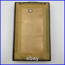 ANRI Wood Carving Owl Wall Hanging Relief 10 x 6 Vintage Italy Plaque