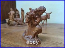 ANRI Wood carving nativity set 10 Figurine