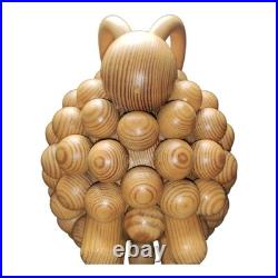 Aarikka Pikkupässi Ram Sheep Signed Varnished Wood Sculpture Vintage Finland