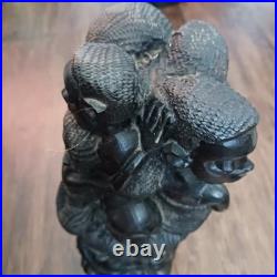 African Makonde Tree of Life vintage wood sculpture 13 tall