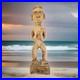 African Tribal Wood Sculpture Hand Carved App. 12 Inches Tall Unique Vintage