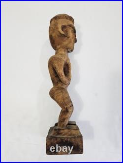 African Tribal Wood Sculpture Hand Carved App. 12 Inches Tall Unique Vintage African Tribal Wood Sculpture Hand Carved App. 12 Inches Tall Unique Vintage