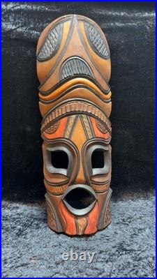 African Vintage Wooden Carving / Wood Sculpture Ethnic Carvings Wall Art Mask