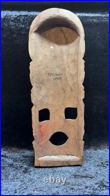 African Vintage Wooden Carving / Wood Sculpture Ethnic Carvings Wall Art Mask