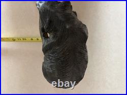 Ainu Bear Vintage Wood Carved Sculpture Hokkaido, Japan