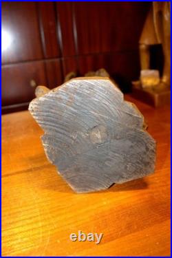 Antique 16 Hand Carved Wood Mountain Mining Spirit Rubezahl Statue Sculpture