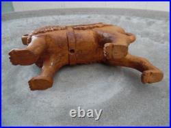 Antique Carved Wood Figure Carousel Lion Sculpture Hand Carved Aafa Sculpture