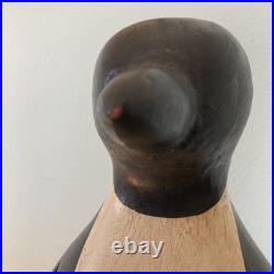Antique Folk Art Hand Carved And Painted Penguin 20 Tall