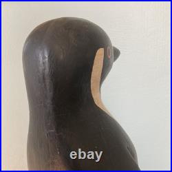 Antique Folk Art Hand Carved And Painted Penguin 20 Tall