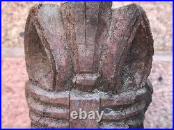 Antique Vintage Large Indian Wooden Teak Horse Head Sculpture c1850 India c