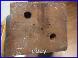 Antique Walnut wood carving bust of William Shakespeare 1900's 12.5 x 8.5'