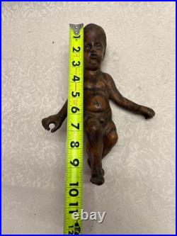 Antique Wood Cherub Putti Carving Wall Plaque Angel Sculpture Salvage Woodworm
