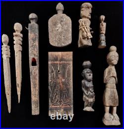 Atoni Timor Wood Sculpture Vintage Carved Wooden Statue Rare Primitive Fine Art