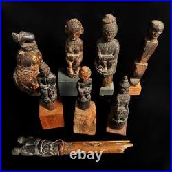 Atoni Timor Wood Sculpture Vintage Carved Wooden Statue Rare Primitive Fine Art