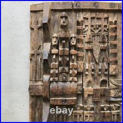 Attic Door Dogon Mali Wood Sculpture African Art Vintage Antique