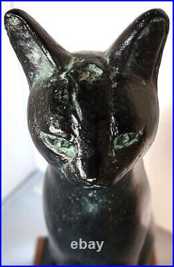 Austin Productions Inc. Egyptian Bastet Cat Sculpture Vintage 1965 Made in USA