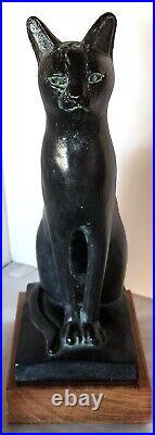 Austin Productions Inc. Egyptian Bastet Cat Sculpture Vintage 1965 Made in USA