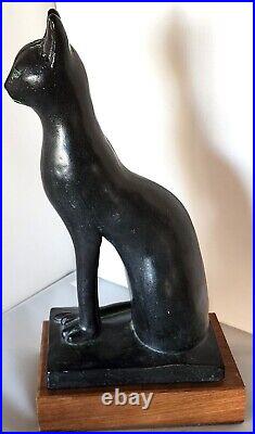 Austin Productions Inc. Egyptian Bastet Cat Sculpture Vintage 1965 Made in USA