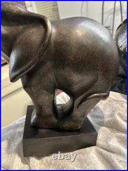 Austin Sculptures Vintage 1998 Icarus Playful Elephant Sign Art Alexander Danel