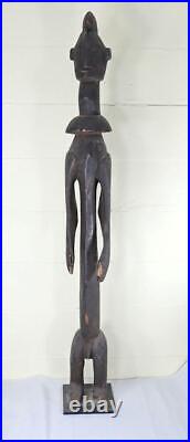 BIG Vintage AFRICAN 36'' FANG CAMEROON Tribal Figural Wood STATUE Sculpture