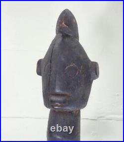 BIG Vintage AFRICAN 36'' FANG CAMEROON Tribal Figural Wood STATUE Sculpture