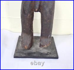 BIG Vintage AFRICAN 36'' FANG CAMEROON Tribal Figural Wood STATUE Sculpture