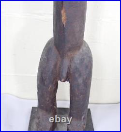 BIG Vintage AFRICAN 36'' FANG CAMEROON Tribal Figural Wood STATUE Sculpture