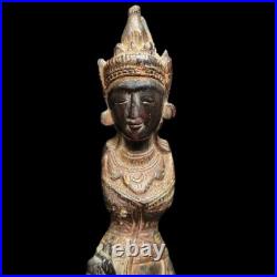Balinese Wood Sculpture 10 Vintage Pita Maha Hand Carved Fine Art Mas Indonesia