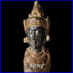 Balinese Wood Sculpture 10 Vintage Pita Maha Hand Carved Fine Art Mas Indonesia