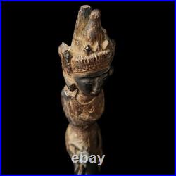 Balinese Wood Sculpture 10 Vintage Pita Maha Hand Carved Fine Art Mas Indonesia