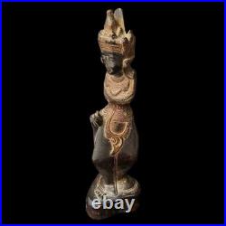 Balinese Wood Sculpture 10 Vintage Pita Maha Hand Carved Fine Art Mas Indonesia