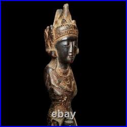 Balinese Wood Sculpture 10 Vintage Pita Maha Hand Carved Fine Art Mas Indonesia