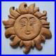 Barry Leader Hand Carved Wood Folk Art SUN Face Signed Vintage 1980s Carving