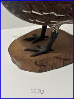 Bird Wood Sculpture Painting John R Fairfield California Famous Vintage 1984